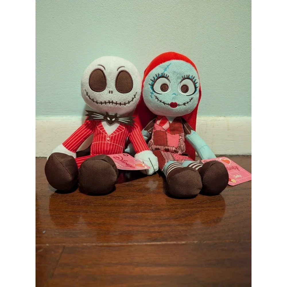 Target Exclusive Jack Skellington Sally‎ Valentine Plush Set 12